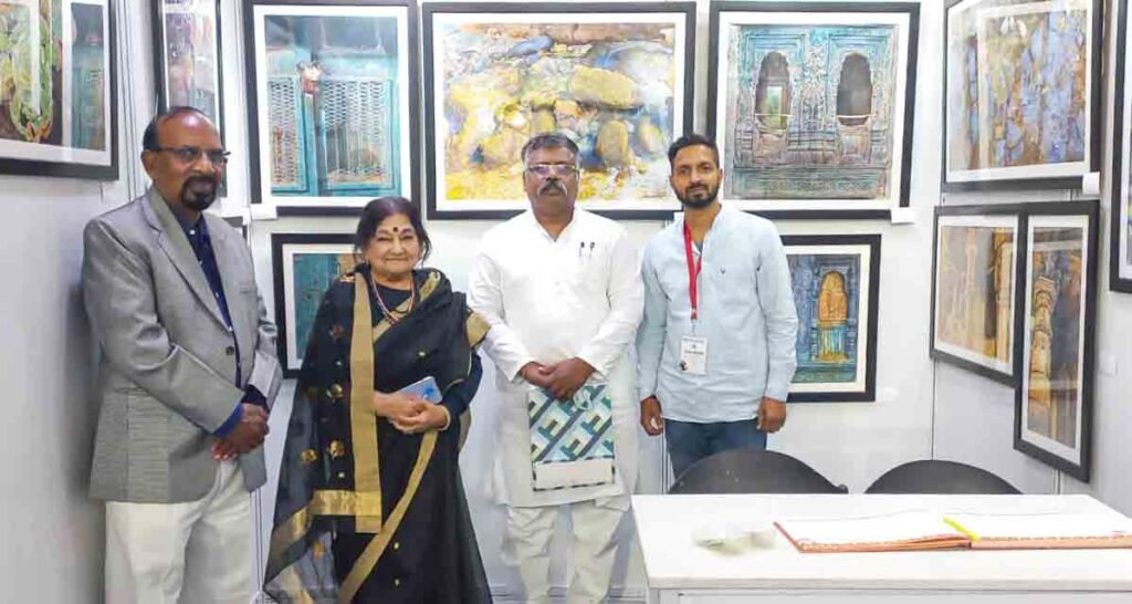 exhibition chanchal pandey water color artist